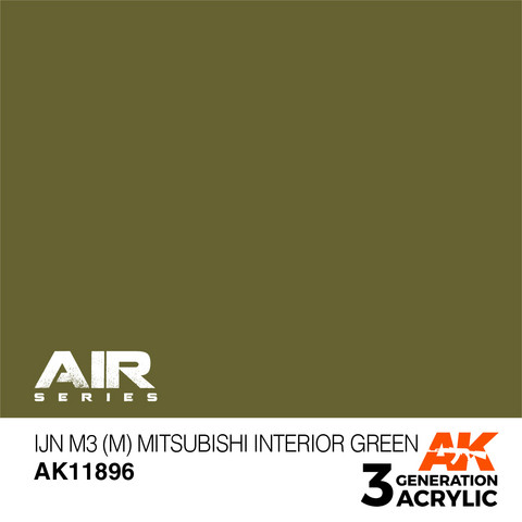 IJN M3 (M) Mitsubishi Interior Green