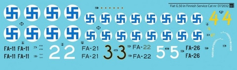 Fiat G.50 in Finnish Service  1/72