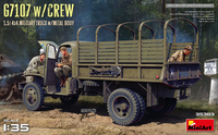 G7107 1.5t 4X4 Cargo Truck with Metal Body with Crew  1/35