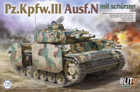 PzKpfw III Ausf.N with Schurzen  (Blitz Series) 1/35
