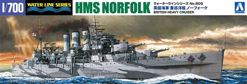 British Heavy Cruiser Norfolk  1/700