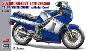 Suzuki RG400G Late Version Blue/White (1986)  1/12