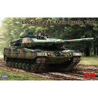 Leopard 2A6 MBT with Workable Tracks  1/35