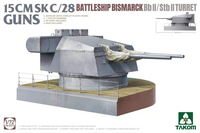 Bismarck 8b II/Stb II 15cm Gun Turret  1/72