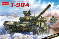 Russian T-90A Main Battle Tank with Interior Parts  1/35