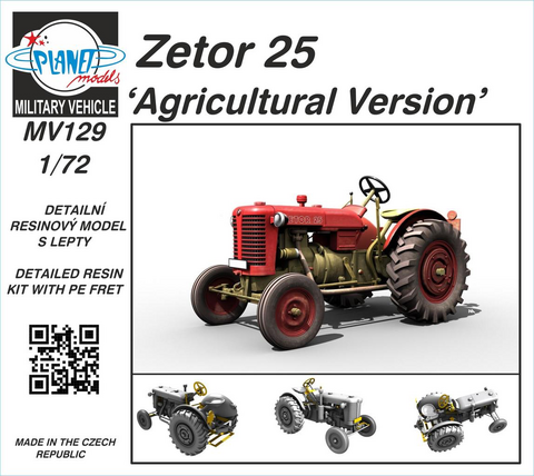 Zetor 25 Agrigultural Version  1/72
