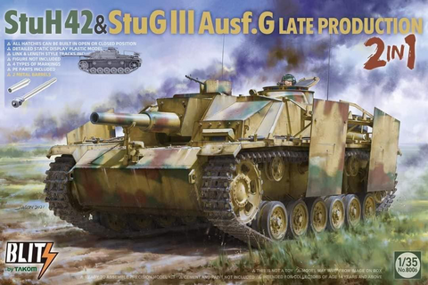 StuG III Ausf.G/StuH42 Late Production  (Blitz Series 2in1) 1/35