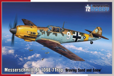 Messerschmitt Bf-109E-7 Trop ’Braving Sand and Snow’  1/72