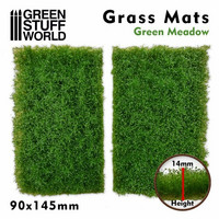 Grass Mat Green Meadow	(90 X 145mm, Height 14mm)