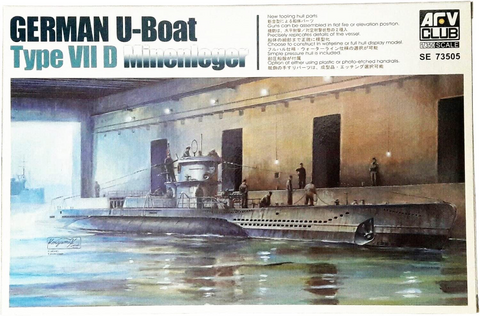 German u-Boat Typ VIID Minenleger  1/350