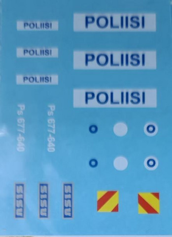 Pasi siirtokuva-arkki #6 Poliisi