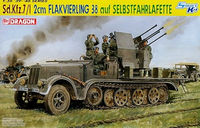 SdKfz 7/1 2cm Flakvierling 38  Smart Kit  1/35