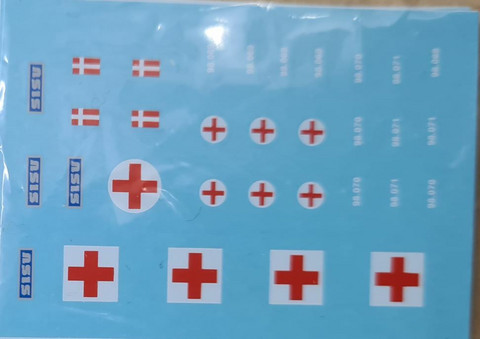 Pasi siirtokuva-arkki #24 Danish ambulance