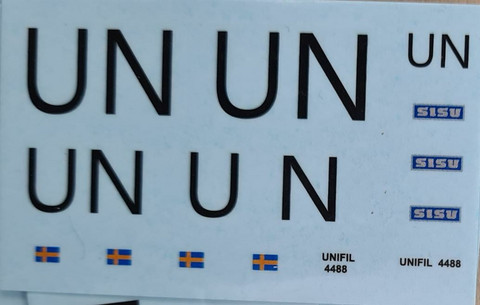 Pasi siirtokuva-arkki #10 Swedish UN