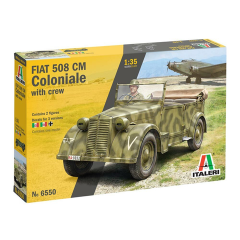 Fiat 508CM Coloniale with Crew  1/35