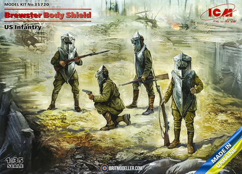 US Infantry with Brewster Body Shield WWI   1/35