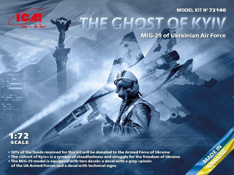 MiG-29 Ukrainan Air Force ’The Ghost of Kyiv’  1/72