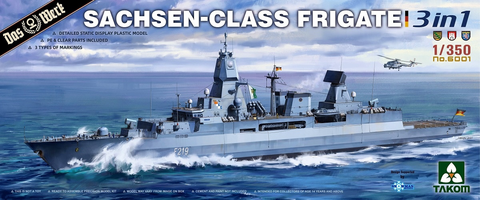 Sachsen Class Frigate 3 in 1  1/350