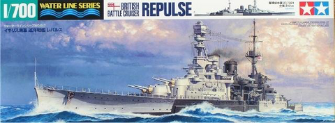 British Battle Cruiser Repulse	1/700