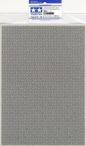 Diorama Sheet (Gray Brickwork A)