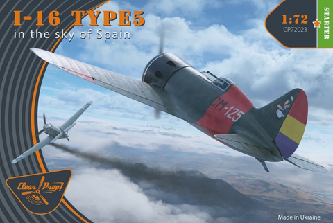 I-16 Type 5 in The Sky of Spain  1/72