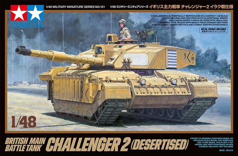 British Main Battle Tank Challenger 2 (Desertised)  1/48