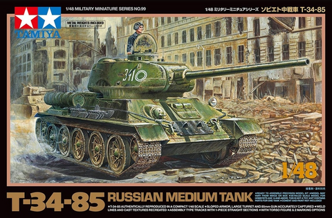 T-34/85 Soviet Medium Tank  1/48