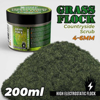 Grass Flock Countryside Scrub 4-6mm 200ml