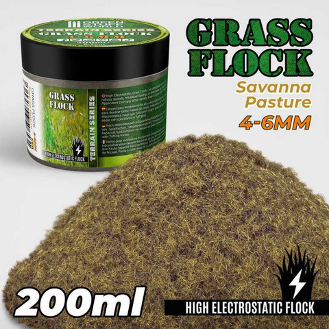 Grass Flock Savanna Pasture 4-6mm 200ml