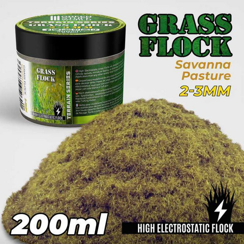 Grass Flock Savanna Pasture 2-3mm 200ml