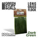 Long Grass Flock 100mm Dark Green