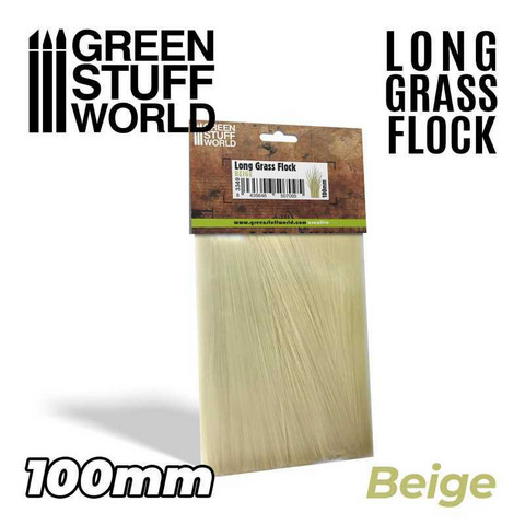 Long Grass Flock 100mm Beige