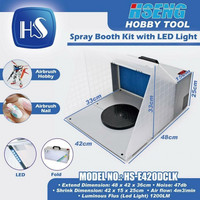 Spray Booth with LED Light