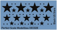 Black US Stars  1/35