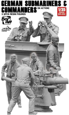 German Submariners & Commanders in Action (6 Figures)  1/35