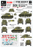 British 33rd Armoured Brigade from Normandy to Holland  1/35