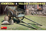 Farm Cart with Village Accessories  1/35
