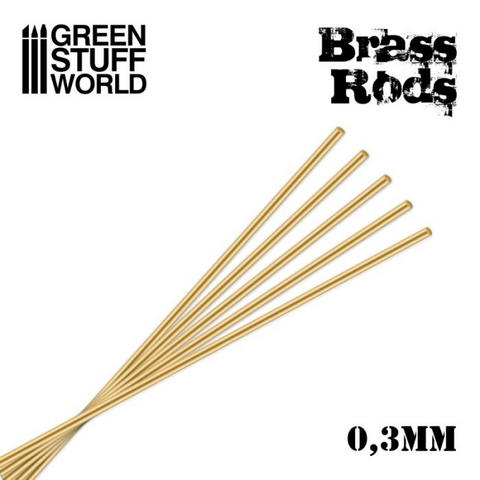 Round Brass Rods ø 0.3mm