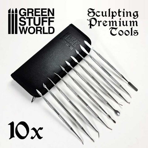 Sculpting Tools Premium Set (10pcs with Case)