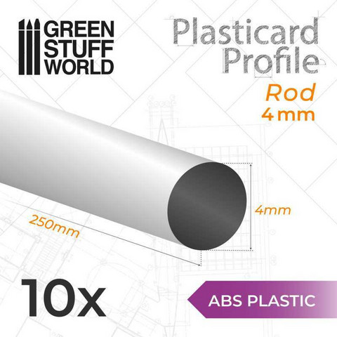 Round Plastic Rod 4mm