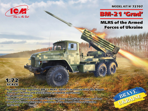 BM-21 Grad MLRS of the Armed Forces of Ukraine  1/72