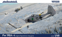 Focke Wulf Fw 190A-4 with Engine Flaps & 2-Gun Wings, Weekend Edition  1/48