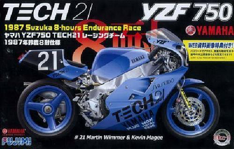Yamaha YZF750 Tech21 Racing Team, 1987 Suzuka 8-hours Race  1/12