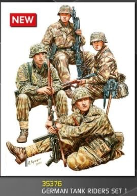German Tank Riders Set 1  1/35