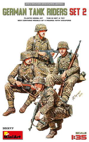 German Tank Riders Set 2  1/35