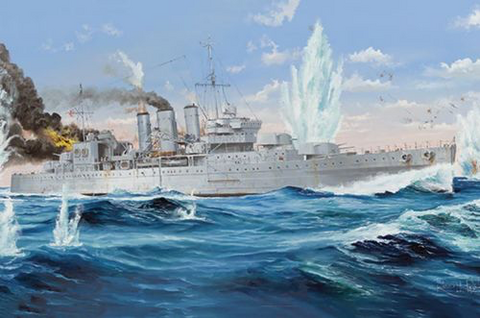 HMS Cornwall, County Class Heavy Cruiser  1/350