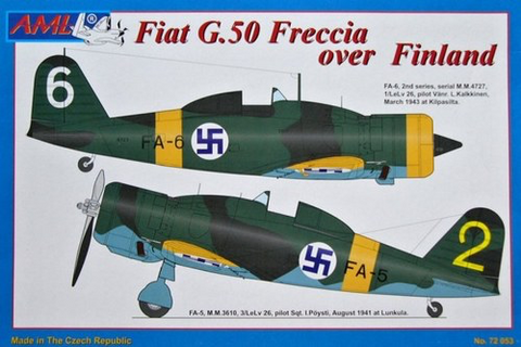 Fiat G.50 Freccia over Finland  1/72