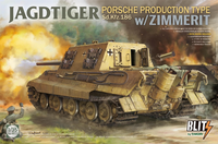 Jagtiger Porsche with Zimmerit  (Blitz series)  1/35