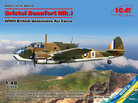 Bristol Beaufort Mk.I British Dominions Air Force  1/48