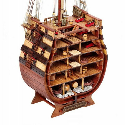 Cross Section of the Ship Santisima Trinidad  1/90